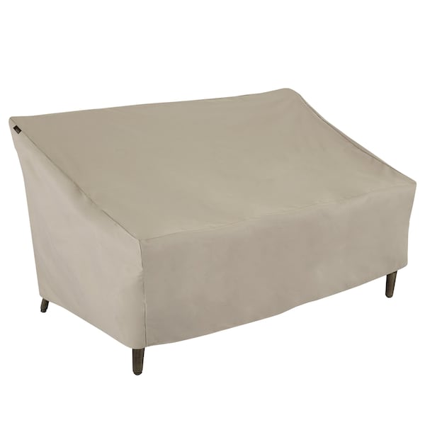 Modern Leisure Chalet Patio Loveseat Cover, 66 in. L x 4 in. W x 39 in. H, Beige 2931 - main